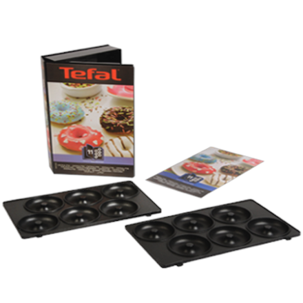 TEFAL XA801112 Donuts plates for SW852 Sandwich maker, Black Galda Grils