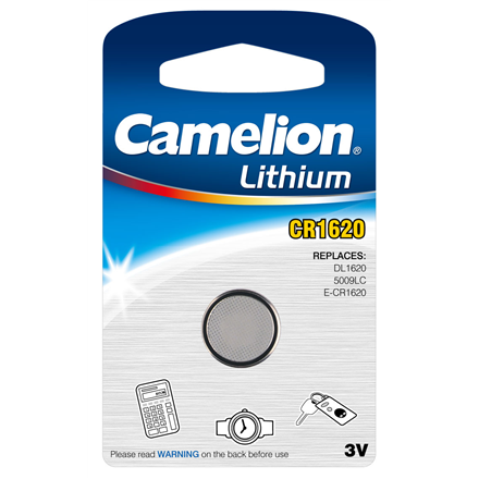 Camelion CR1620, Lithium, 1 pc(s) Baterija