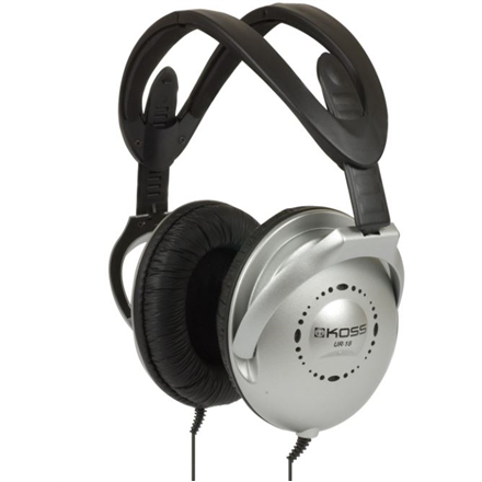 Koss | UR18 | Headphones | Wired | On-Ear | Noise canceling | Silver austiņas