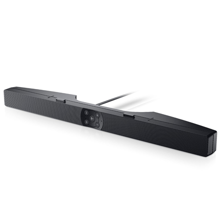 Dell Soundbar AE515M Speaker type Active, Mini-phone stereo 3.5 mm; USB 2.0, Black, 5 W pārnēsājamais skaļrunis