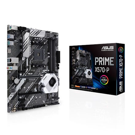 ASUS PRIME X570-P (AMD,AM4,DDR4,ATX) pamatplate, mātesplate