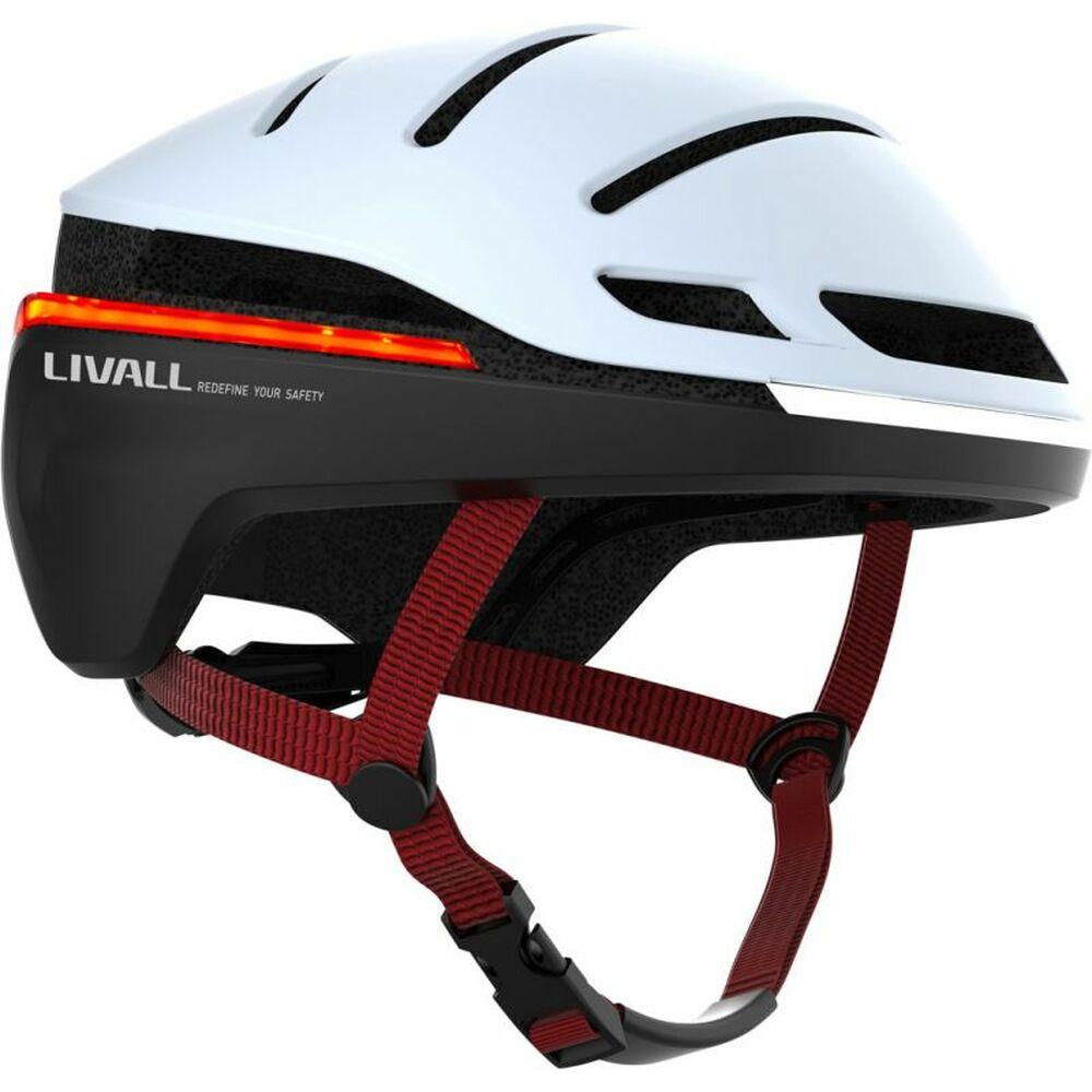 Livall Smart Kask Rowerowy LED/SOS r. 54-58cm Bialy EVO21