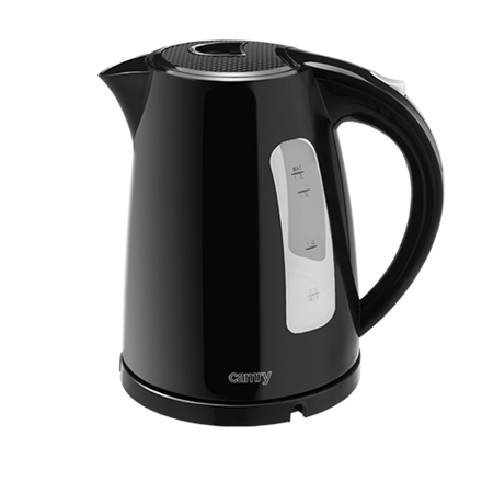 Camry Kettle CR 1255  Standard, Plastic, Black, 2200 W, 360 degrees  rotational base, 1.7 L Elektriskā Tējkanna