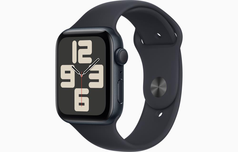 Apple Watch SE GPS 44mm Midnight Aluminium Case with Midnight Sport Band - M/L 195949004605 Viedais pulkstenis, smartwatch