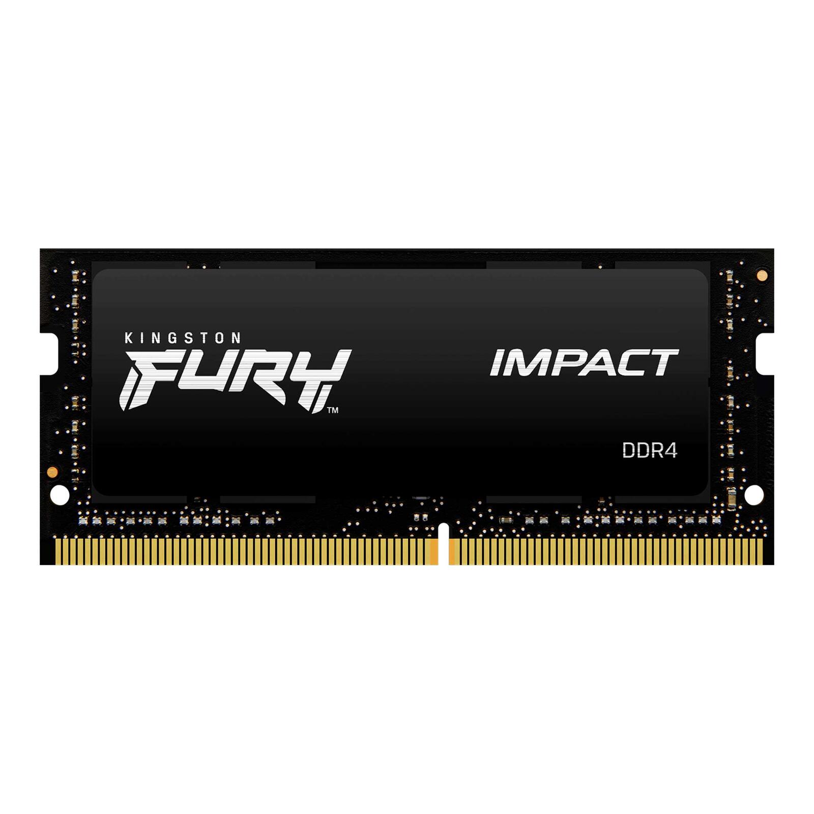 Kingston Fury Impact, SODIMM, DDR4, 16 GB, 3200 MHz, CL20 (KF432S20IB/16) operatīvā atmiņa