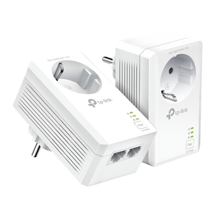 TP-Link Powerline TL-PA7027P - V1 - Starter Kit - bridge - wall-pluggable datortīklu aksesuārs