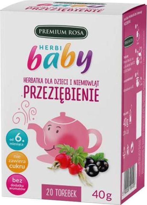 Premium Rosa Herbatka dla dzieci i niemowlat Przeziebienie 20 torebek 5902036004128 (5902036004128) piederumi kafijas automātiem