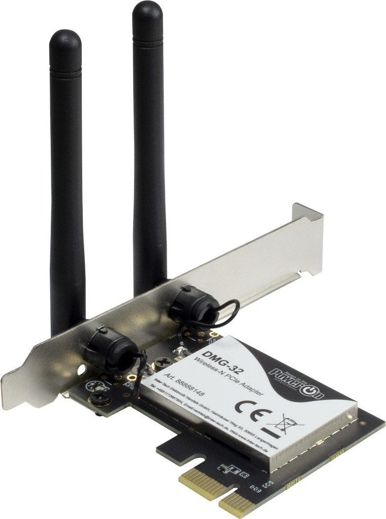 Inter-Tech Wi-Fi 5 PCIe Adapter DMG-32 2dBi Antenne  650Mbps