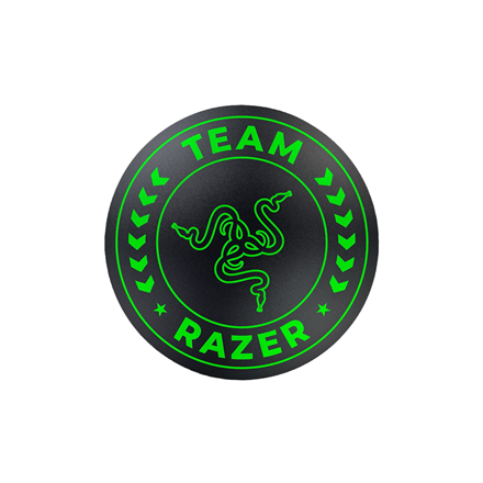 Razer Team Razer Floor Mat Black/Green datorkrēsls, spēļukrēsls