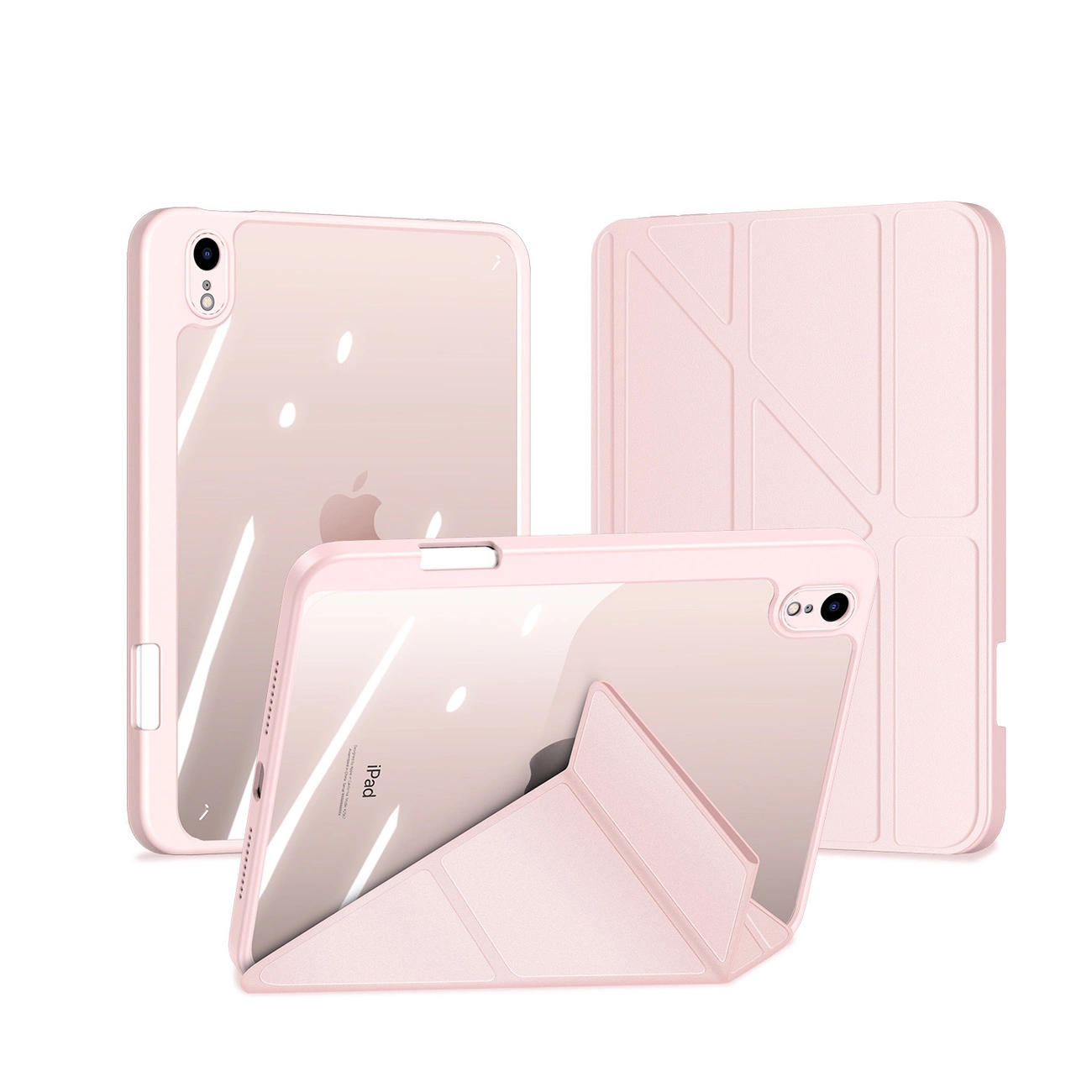 Dux Ducis Magi case for iPad mini 2021 smart cover with stand and storage for Apple Pencil pink Dux Ducis Magi Apple iPad mini 6 Pink (69349 planšetdatora soma