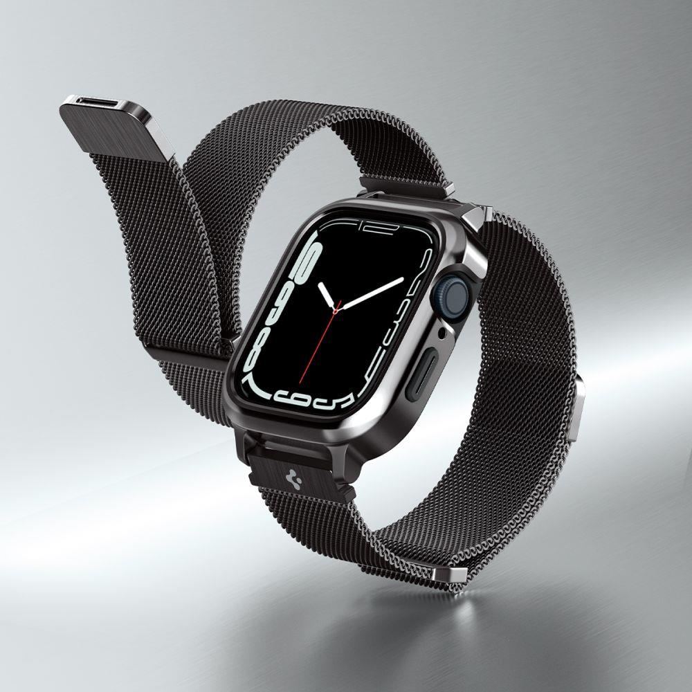 Spigen METAL FIT "PRO" Apple Watch 7 | 8 (45MM) GRAPHITE 22700-0 (8809811861402)