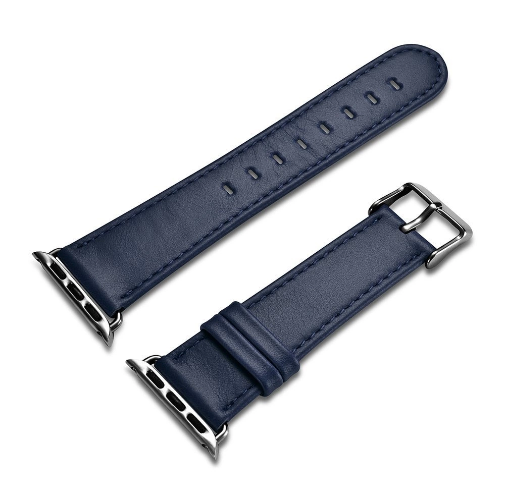 iCarer Leather Vintage wristband genuine leather strap for Watch 3 38mm | Watch 2 38mm | Watch 1 38mm dark blue (RIW117-DBï¼38ï¼) RIW117-D