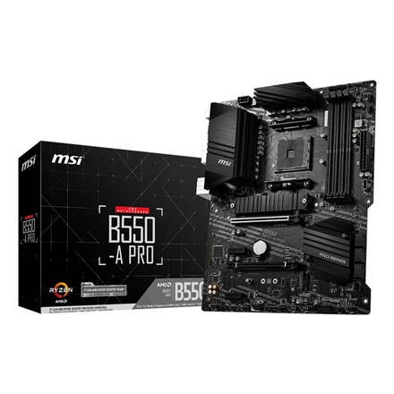 MSI B550-A PRO AM4 DDR4 ATX MB pamatplate, mātesplate