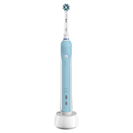 Oral-B Electric Toothbrush Pro 700 CrossAction Rechargeable, For adults, Number of brush heads included 1, Number of teeth brushing modes 1, mutes higiēnai