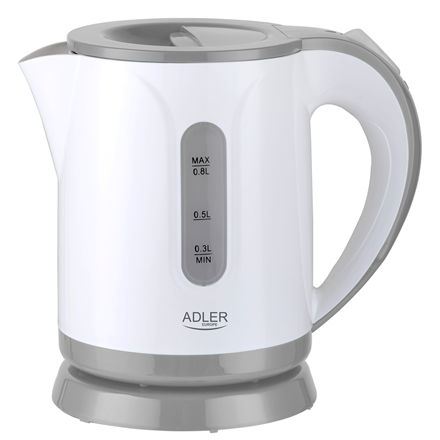 Electric kettle 0,8l AD 1371g white-gray Elektriskā Tējkanna