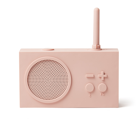 LEXON FM radio and wireless speaker TYKHO3 Portable, Wireless connection, Pink, Bluetooth datoru skaļruņi