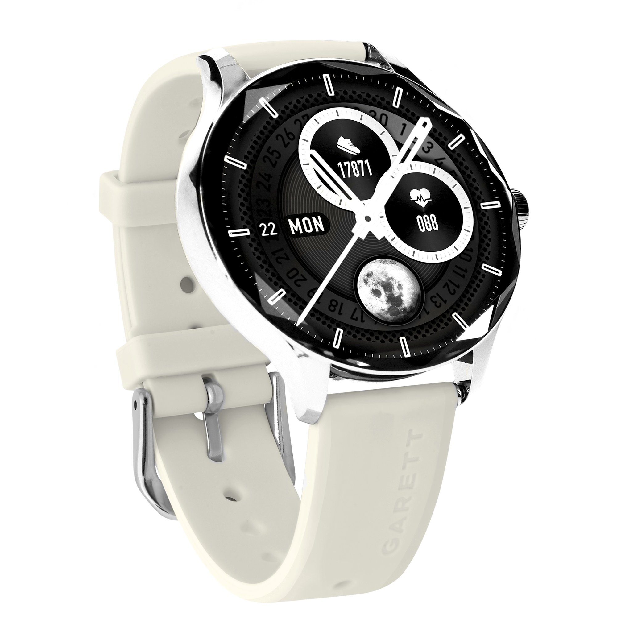 Garett Smartwatch Viva Silver steel Viedpulkstenis AMOLED / IP67 / Find your phone / Music playback control VIVA_SVR_STL (5904238486122) Viedais pulkstenis, smartwatch