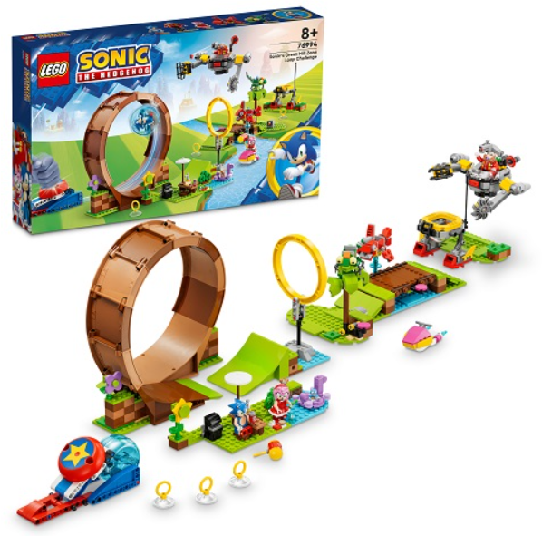 LEGO SONIC THE HEDGEHOG 76994 SONIC'S GREEN HILL ZONE LOOP CHALLENGE LEGO konstruktors