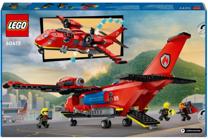 LEGO City 60413 Fire Rescue Plane LEGO konstruktors