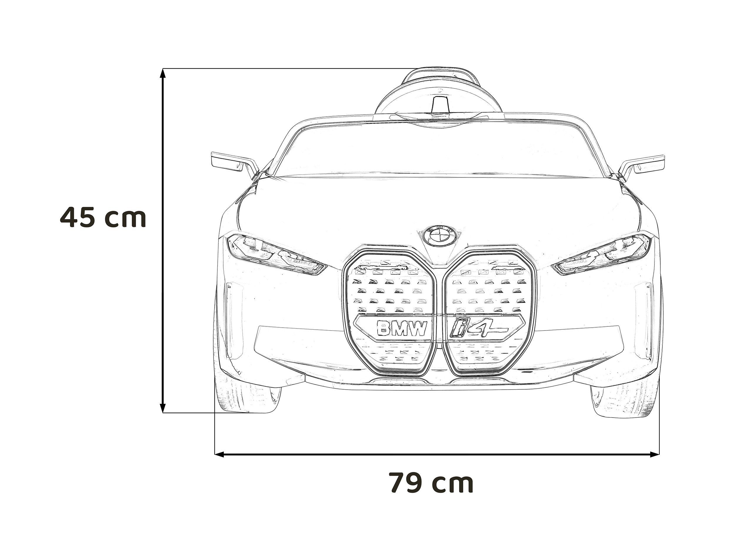 BMW I4 Bērnu Elektromobilis PA.JE1009.ZLO (5903864955927)