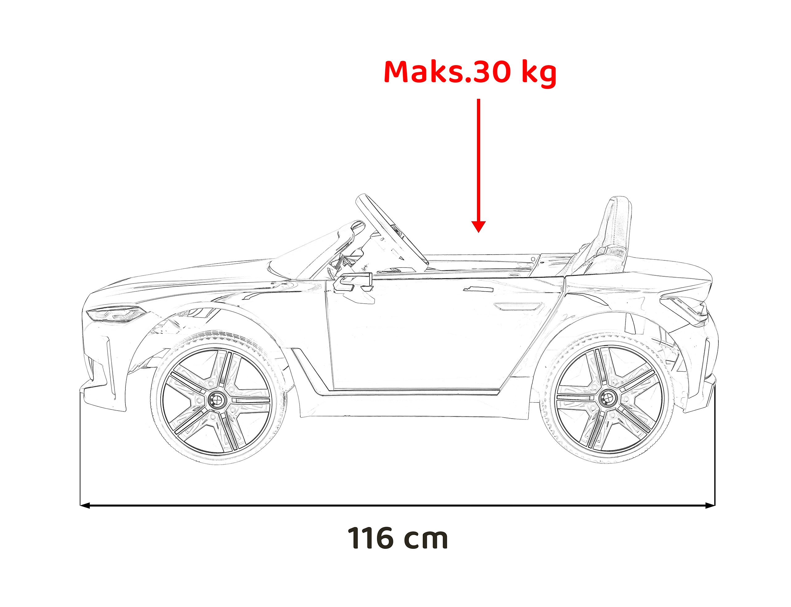 BMW I4 Bērnu Elektromobilis PA.JE1009.CR (5903864955903)