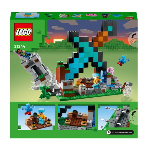 LEGO 21244 Minecraft The Sword Outpost Construction Toy LEGO konstruktors