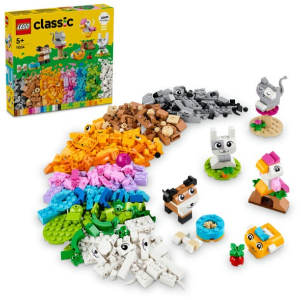 LEGO Bricks Classic 11034 Creative Pets LEGO konstruktors