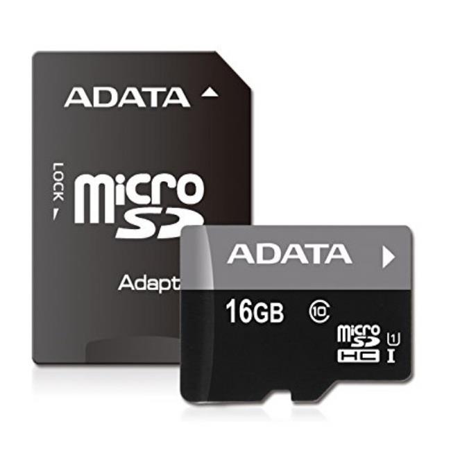 ADATA 16GB MicroSDHC UHS-I Class10 +ad atmiņas karte