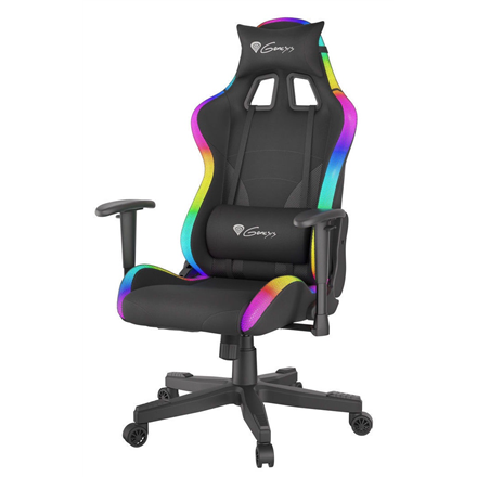 Genesis Gaming chair Trit 600 RGB, NFG-1577, Black datorkrēsls, spēļukrēsls
