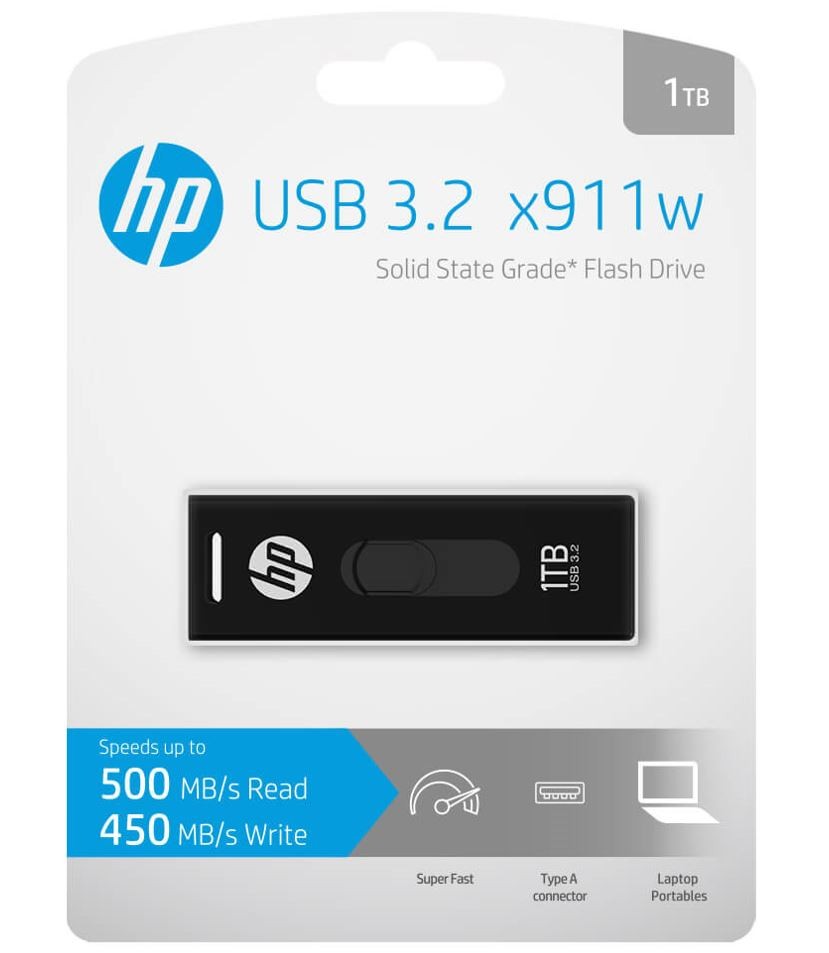 Pendrive 1TB HP USB 3.2 USB HPFD911W-1TB USB Flash atmiņa