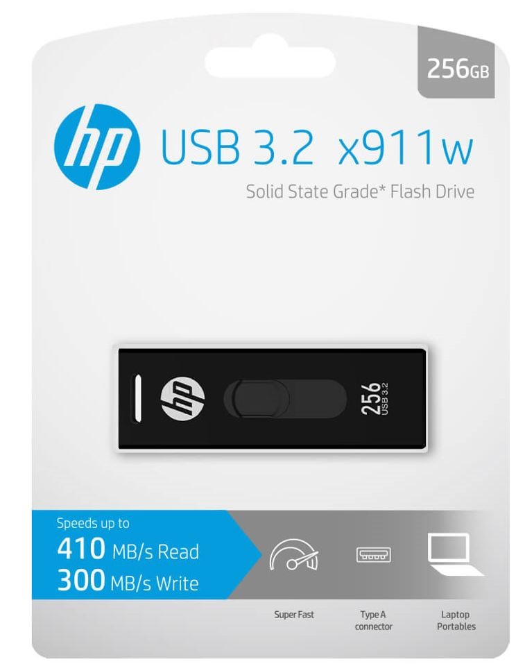 Pendrive 256GB HP USB 3.2 USB HPFD911W-256 USB Flash atmiņa