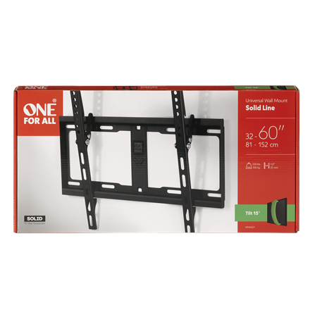 ONE For ALL Wall mount, WM 4421, 32-60 ", Tilt, Maximum weight (capacity) 100 kg, VESA 100x100 - 400x200, TV stiprinājums