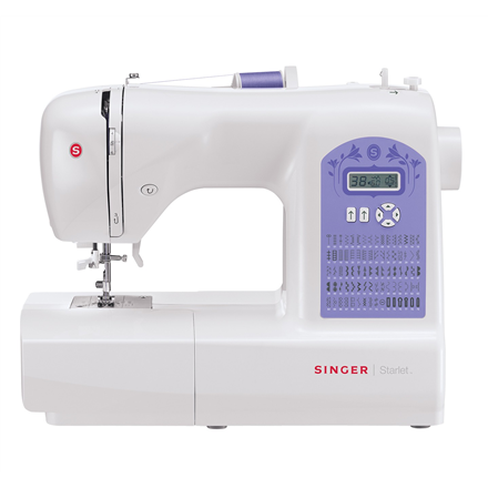 Singer Sewing Machine Starlet 6680 Number of stitches 80, Number of buttonholes 6, White 4996856111334 Šujmašīnas
