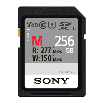 Sony SDXC M series         256GB UHS-II Class 10 U3 V60 atmiņas karte