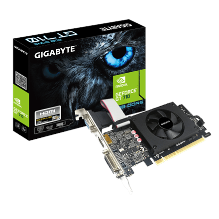 GIGABYTE GeForce GT 710 2GB video karte