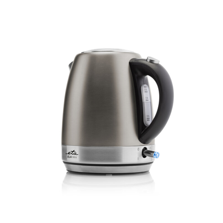 ETA Kettle Ela mini ETA859990040 Electric, 2100 W, 1.2 L, Stainless steel, Grey, 360° rotational base 8590393257737 Elektriskā Tējkanna