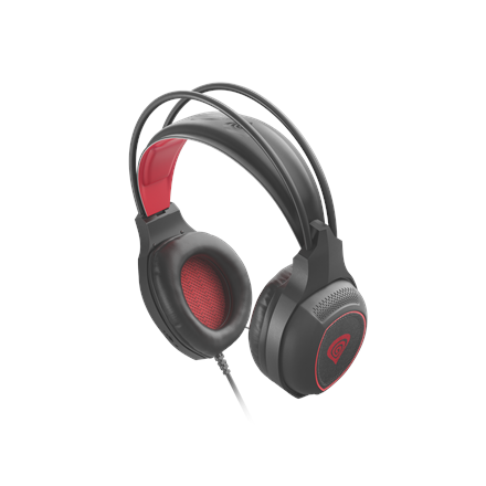 Genesis RADON 300 Gaming Headset, Built-in microphone, Black/Red austiņas