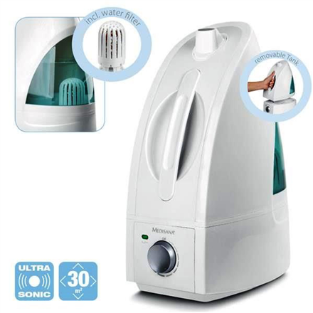 Medisana Air Humidifier  AH 660 30 W, Suitable for rooms up to 30 m, White Klimata iekārta