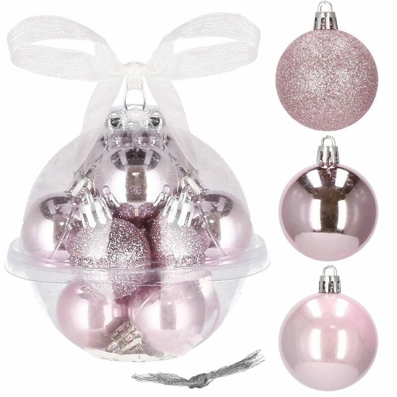 Ziemassvetku bumbinas Springos CA0169 3cm 12gab