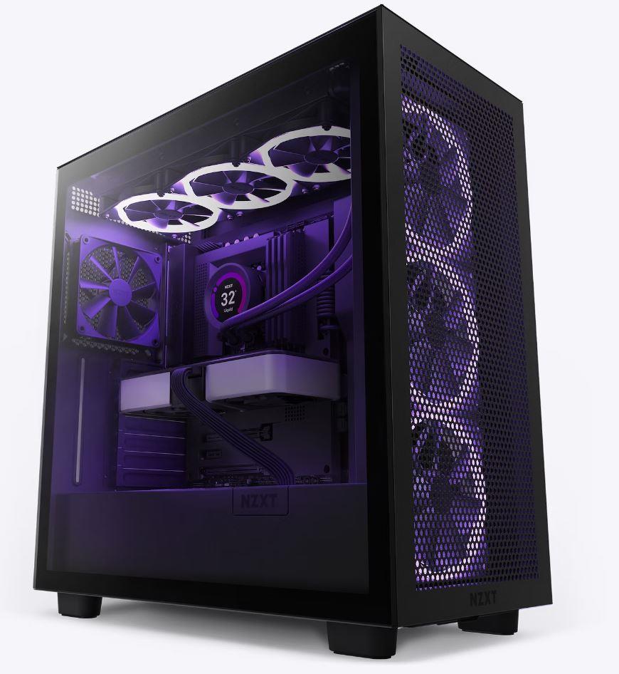 NZXT H7 Flow Midi-Tower - black Datora korpuss