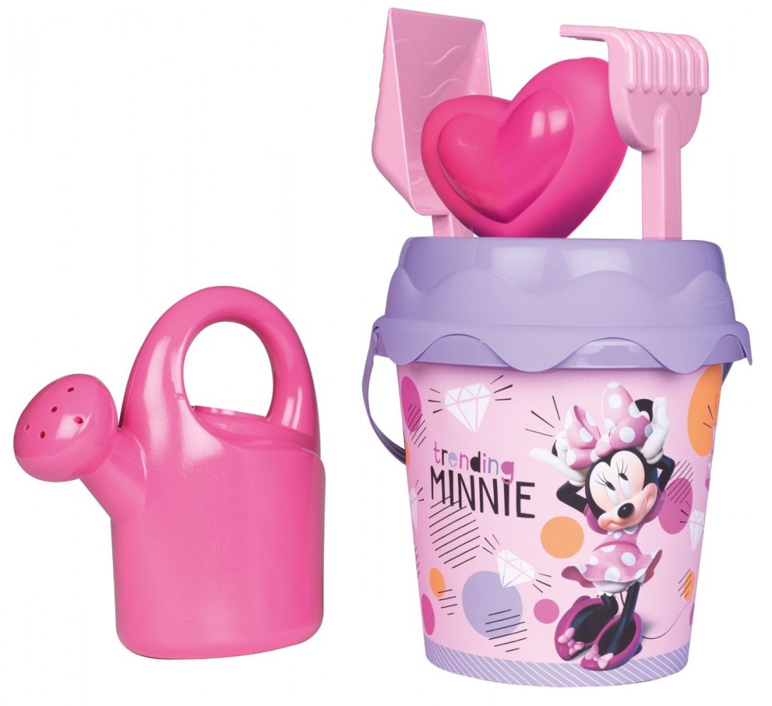 Bucket with accessories 17 cm Minnie 7600862128 (3032168621282) Rotaļu mājas un slidkalniņi
