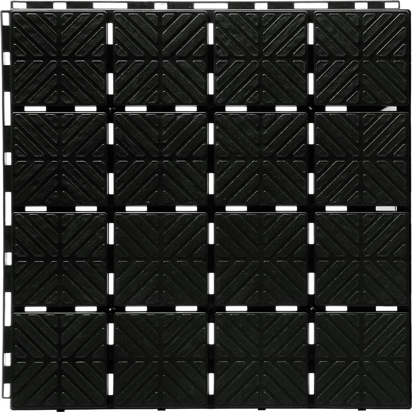 Prosperplast Kratka chodnikowa 1,5m2 Easy Square IES40 czarna IES40-S411 (5905197995311)