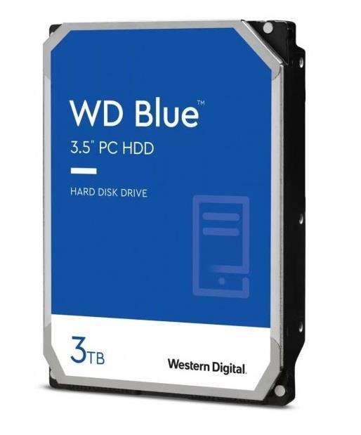 WD Blue 3TB SATA 3.5in PC 6 Gb/s HDD cietais disks