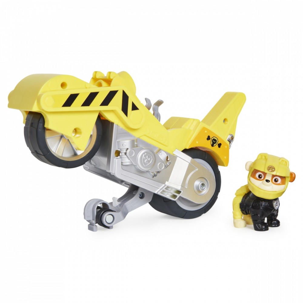 Vehicle with figure Paw Patrol Moto Rubble Rotaļu auto un modeļi