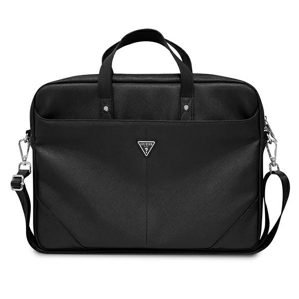 Bag Saffiano GUCB15PSATLK 16 Black GUE002437 (3666339051051) portatīvo datoru soma, apvalks