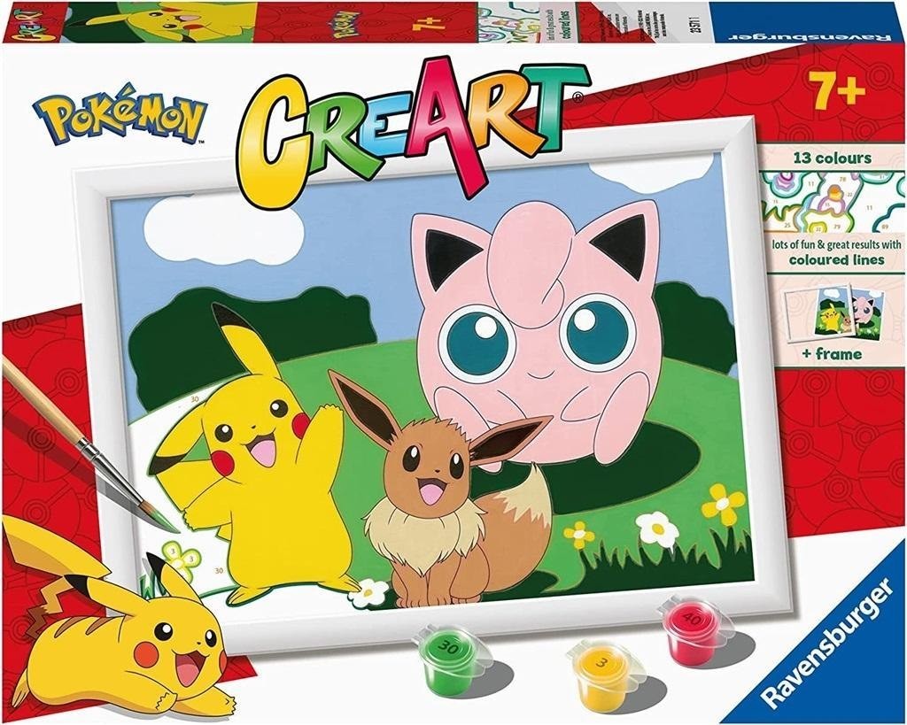 CreArt coloring book for kids Pokemon 23571 (4005556235711) bērnu rotaļlieta