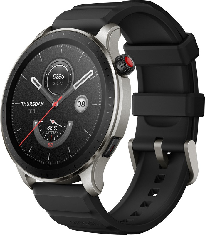 Amazfit GTR 4 Black Viedais pulkstenis, smartwatch