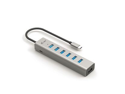 I-TEC USB-C Charging Metal HUB 7 Port Planšetes aksesuāri