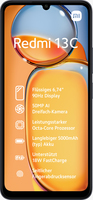 Xiaomi Redmi 13C 4G 4GB/128GB Black Mobilais Telefons