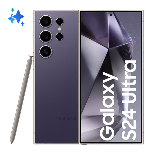 Samsung Galaxy S24 Ultra 5G 12GB/256GB Titanium Violet Mobilais Telefons